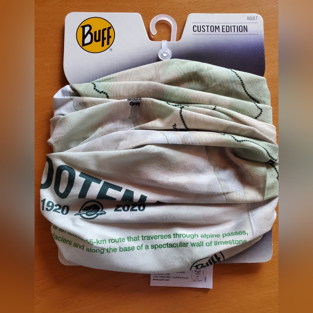 Rare Custom Edition Kootenay Parks Anniversary Buff